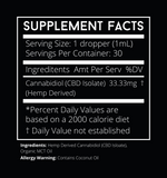 CBD + MCT Oil